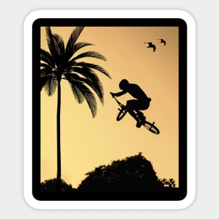 BMX Sunset Rider Sticker